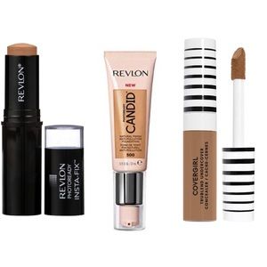 NWT Revlon & Covergirl Foundation/Concealer Bundle